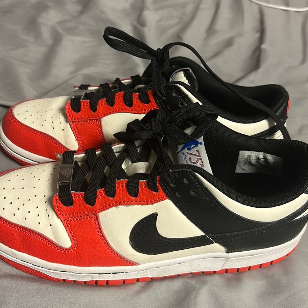 Women’s Nike Red and Black Dunks